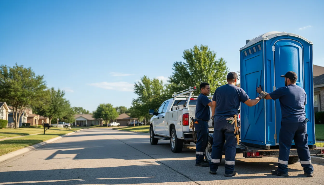 Portable Toilet Rental in Bandera, TX near me